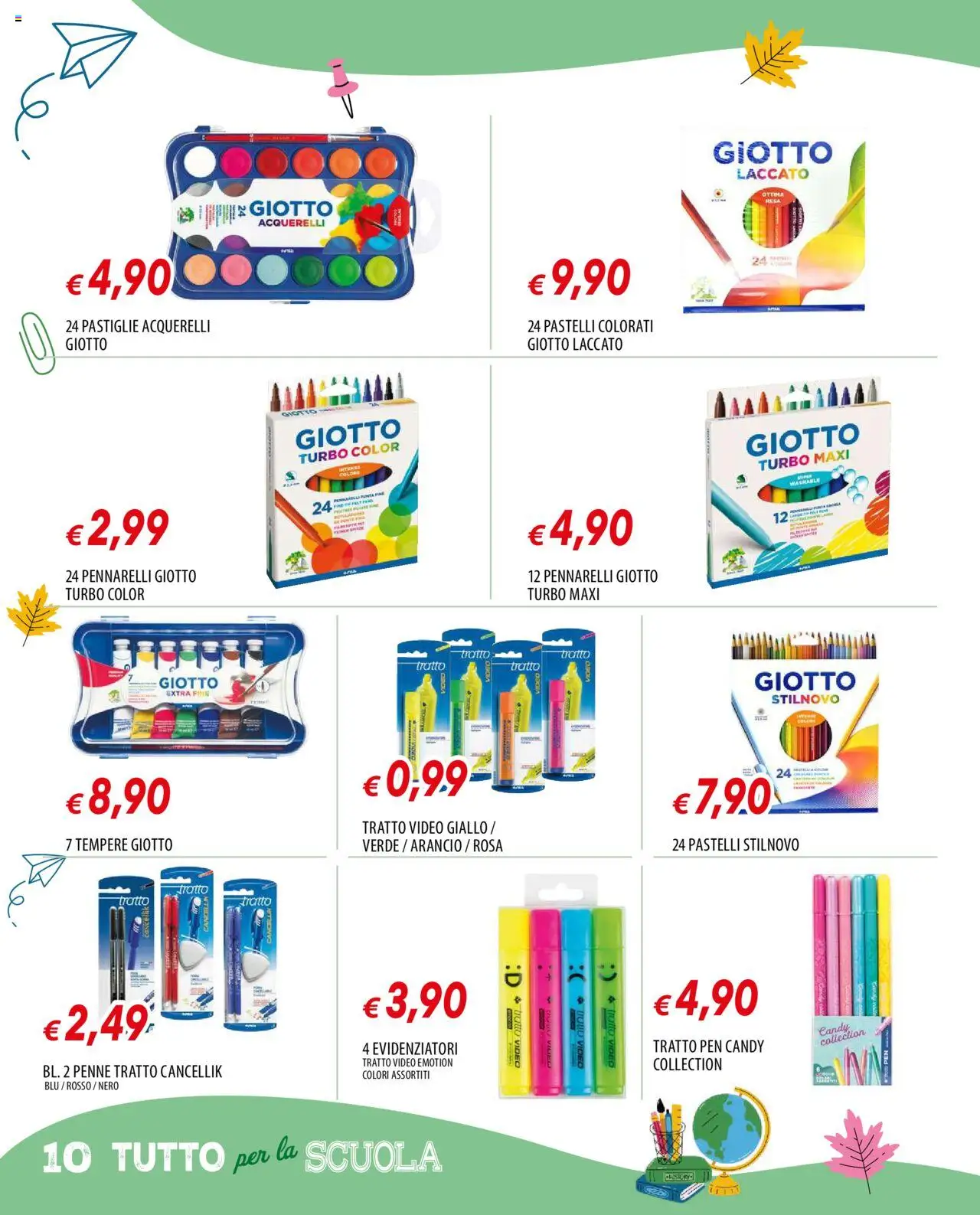 Volantino Galassia del 21.08.2025 | Pagina: 10 | Prodotti: Video, Pennarelli, Pastelli, Penne