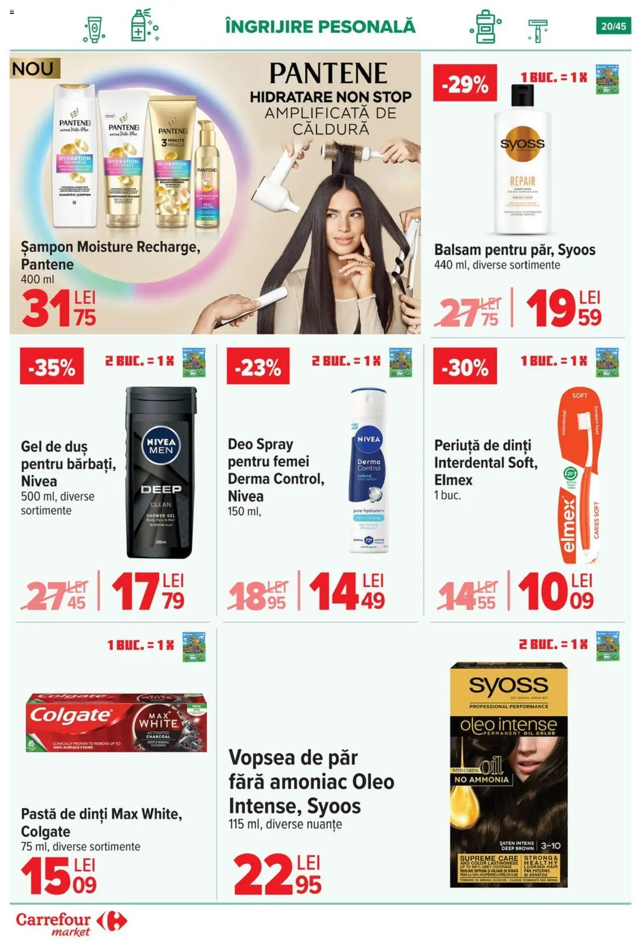 Noul catalog Carrefour – valabil de la 15.10.2025 | Pagină: 23 | Produse: Pomelo, Duș, Șampon, Pastă de dinți