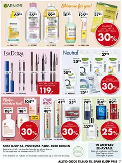 Forhåndsvisning av Spar Kjøp kundeavis gyldig fra 07.04.2026 | Side: 7 | Produkter: Body, Shower Gel, Датчик руху, Shampoo