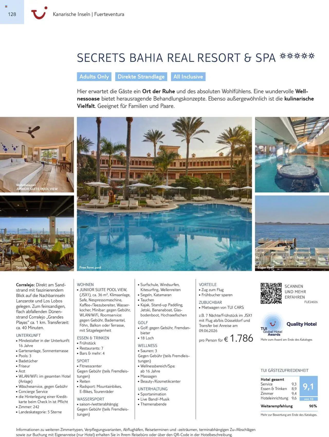 TUI Prospekt Kanaren, Kapverden & Senegal 2025/26	  – gültig ab 01.11.2025 | Seite: 128 | Produkte: Grill, Wasser