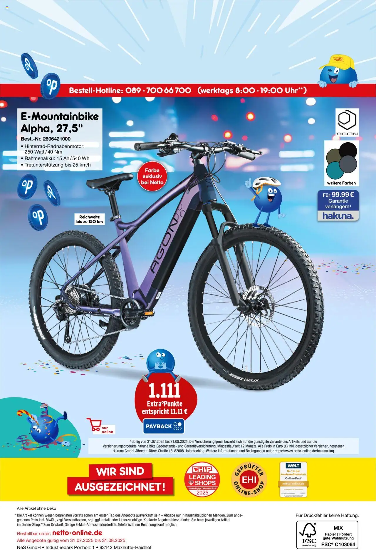 Netto Marken-Discount - Online-Angebote August - gültig ab dem 01.08.2025 | Seite: 24 | Produkte: Uhr