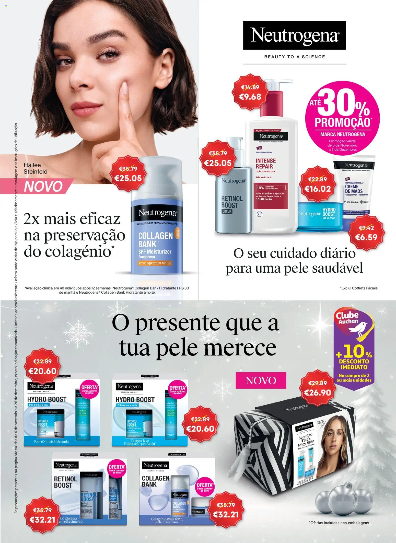 Auchan - Vem aí o Natal │ válido de 06.11.2025 | Página: 26 | Produtos: Agua, Perfume, Creme