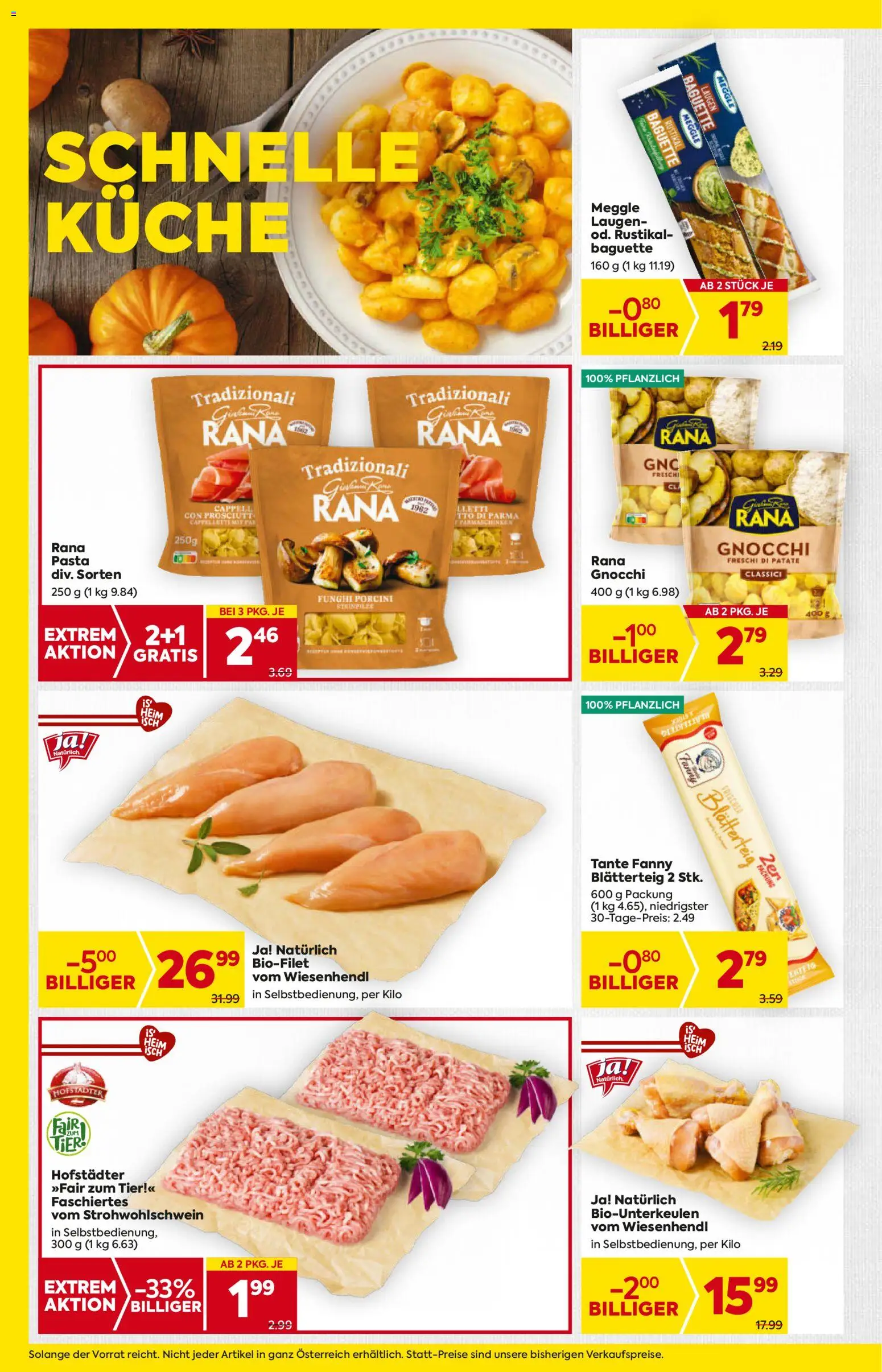 Billa Flugblatt - Niederösterreich gültig ab 06.11.2025 | Seite: 10 | Produkte: Pasta, Jääkaappipakastin