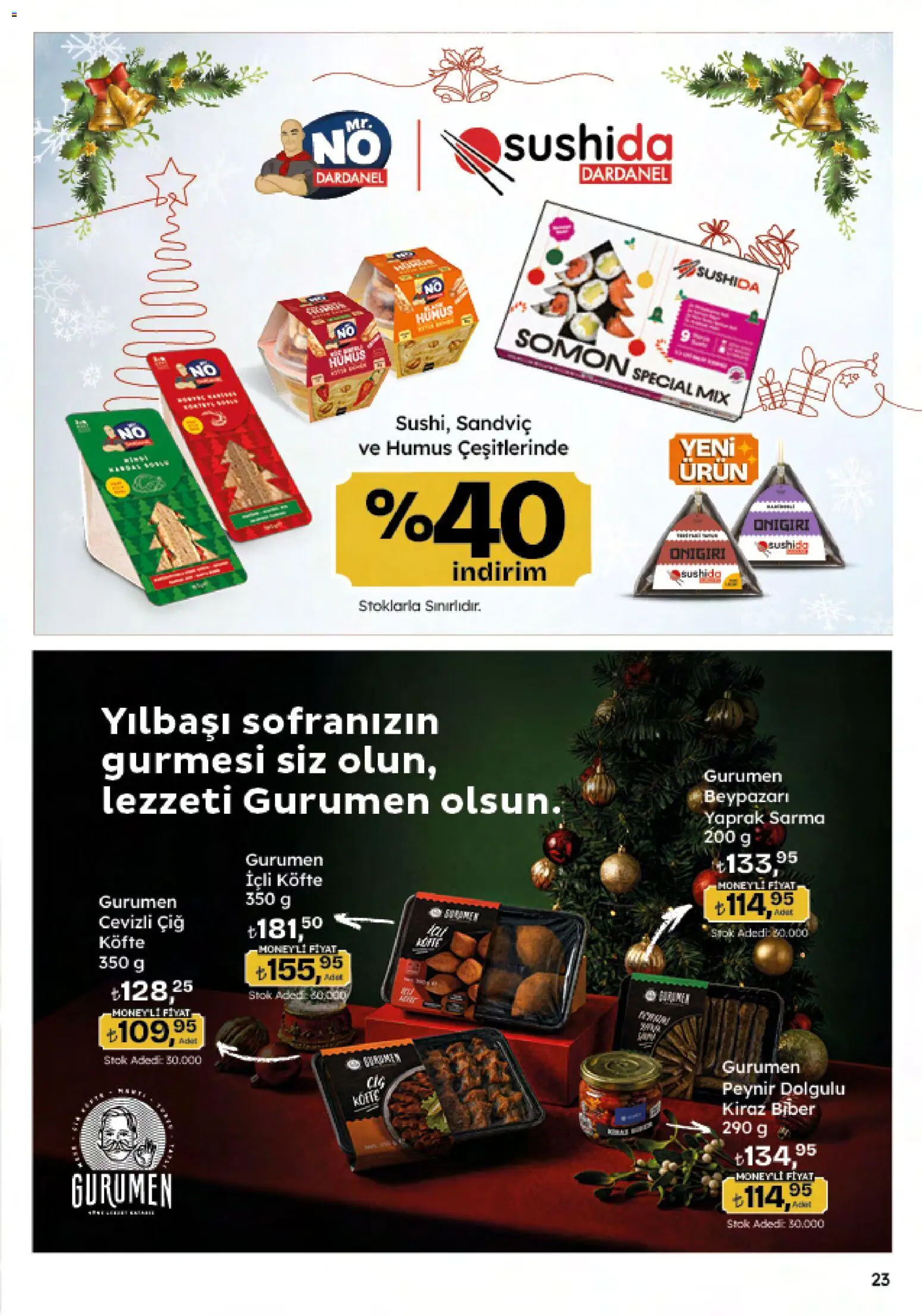 Migros Katalog - 5M Migroskop Dijital - 05.12.2025 tarihinden itibaren geçerlidir | Sayfa: 23 | Ürünler: Peynir, Biber, Kiraz, Somon