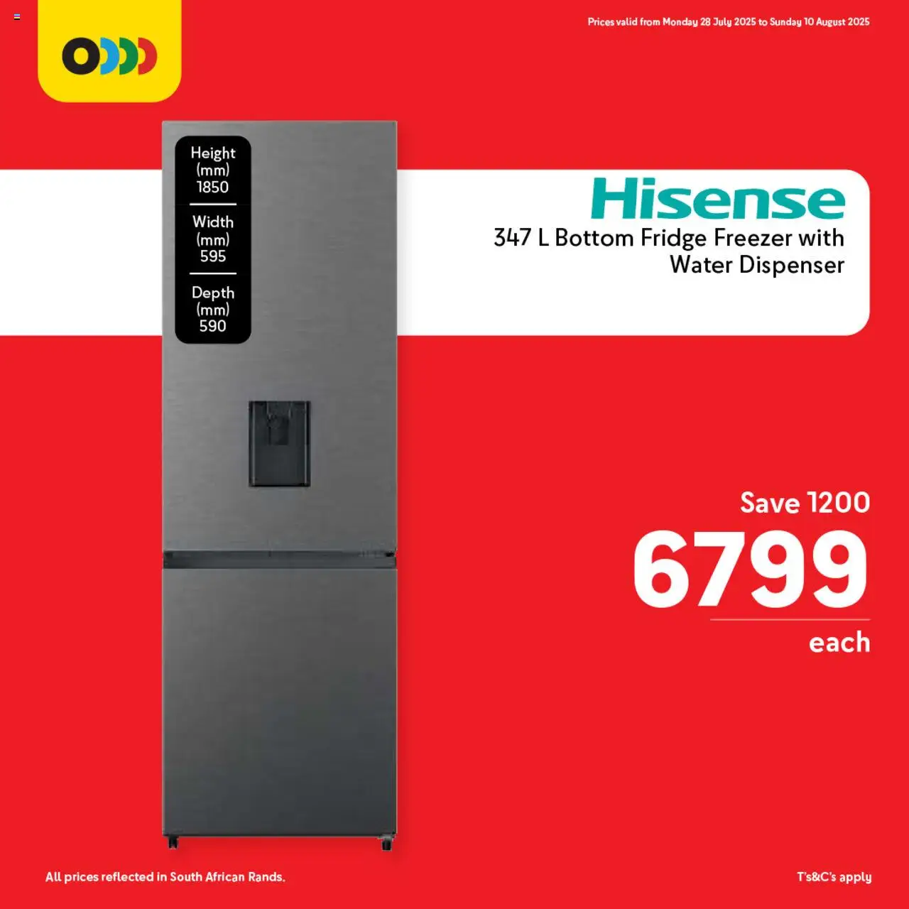 Makro Birthday Price-Drop Appliances │ valid from 28.07.2025 | Page: 13 | Products: Freezer, Fridge, Water