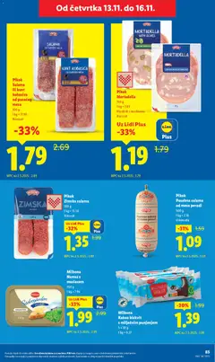 Milbona Namaz s maslacem, 250 g - Pregled kataloga iz trgovine Lidl, vrijedi od 10.11.2025 | Stranica: 85