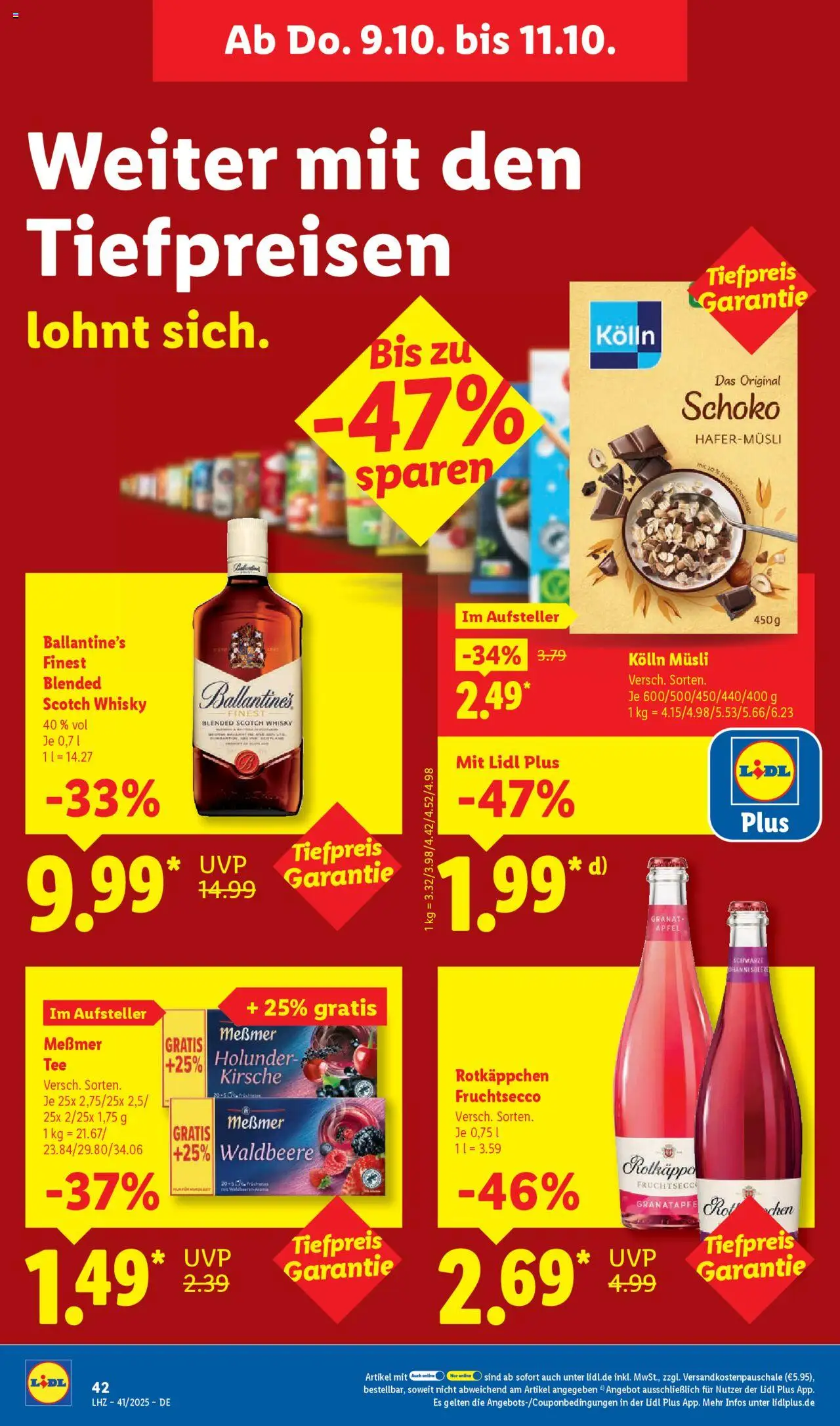 Lidl Prospekt Hilders – gültig ab 06.10.2025 | Seite: 58 | Produkte: Musli, Kolln, Äpfel, Fruchtsecco