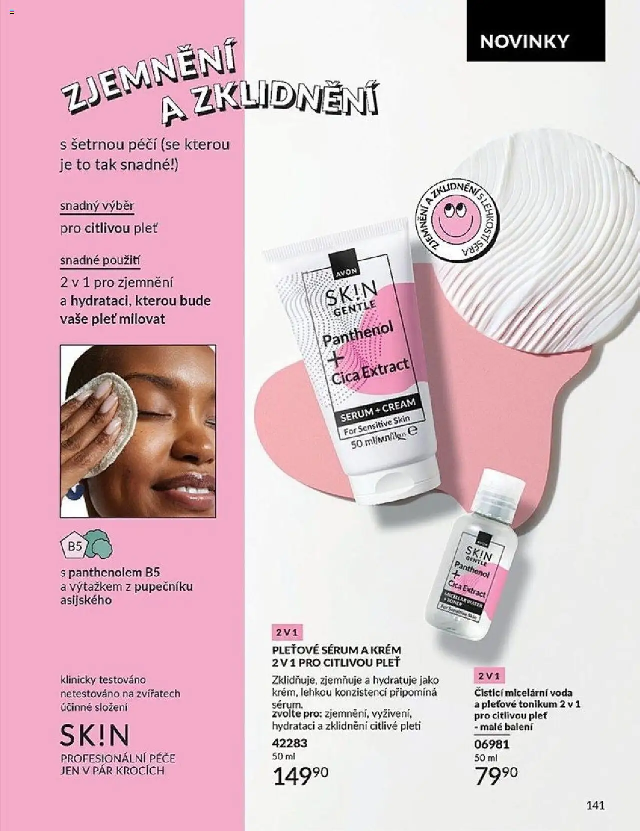 Avon katalog 10/2025 od 01.10.2025 | Strana: 141 | Produkty: Voda, Sérum, Toner, Panthenol