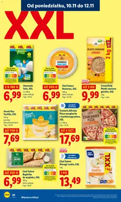 Pogląd oferty "Chef Select Hummus, XXL, 300 g różne rodzaje" - ważna od 10.11.2025 | Strona: 26