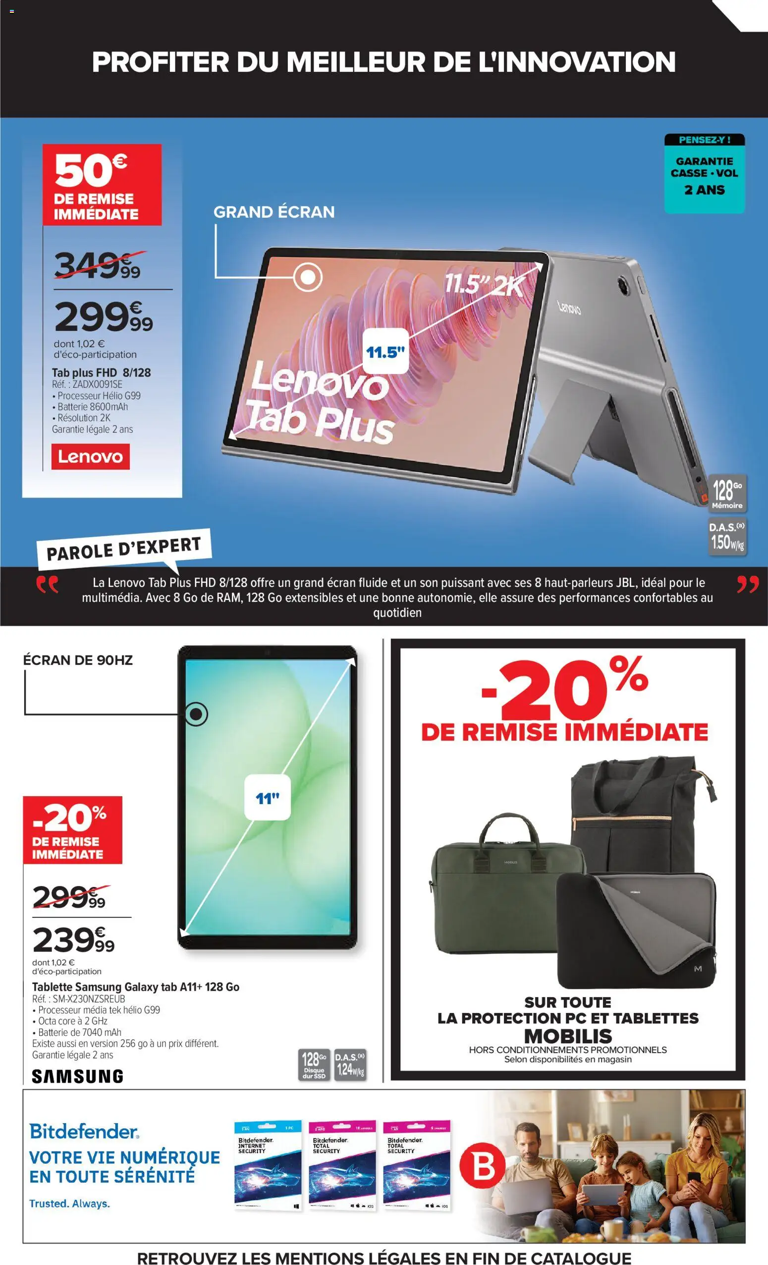 {H1} | Page: 19 | Produits: Tablette, PC, Batterie