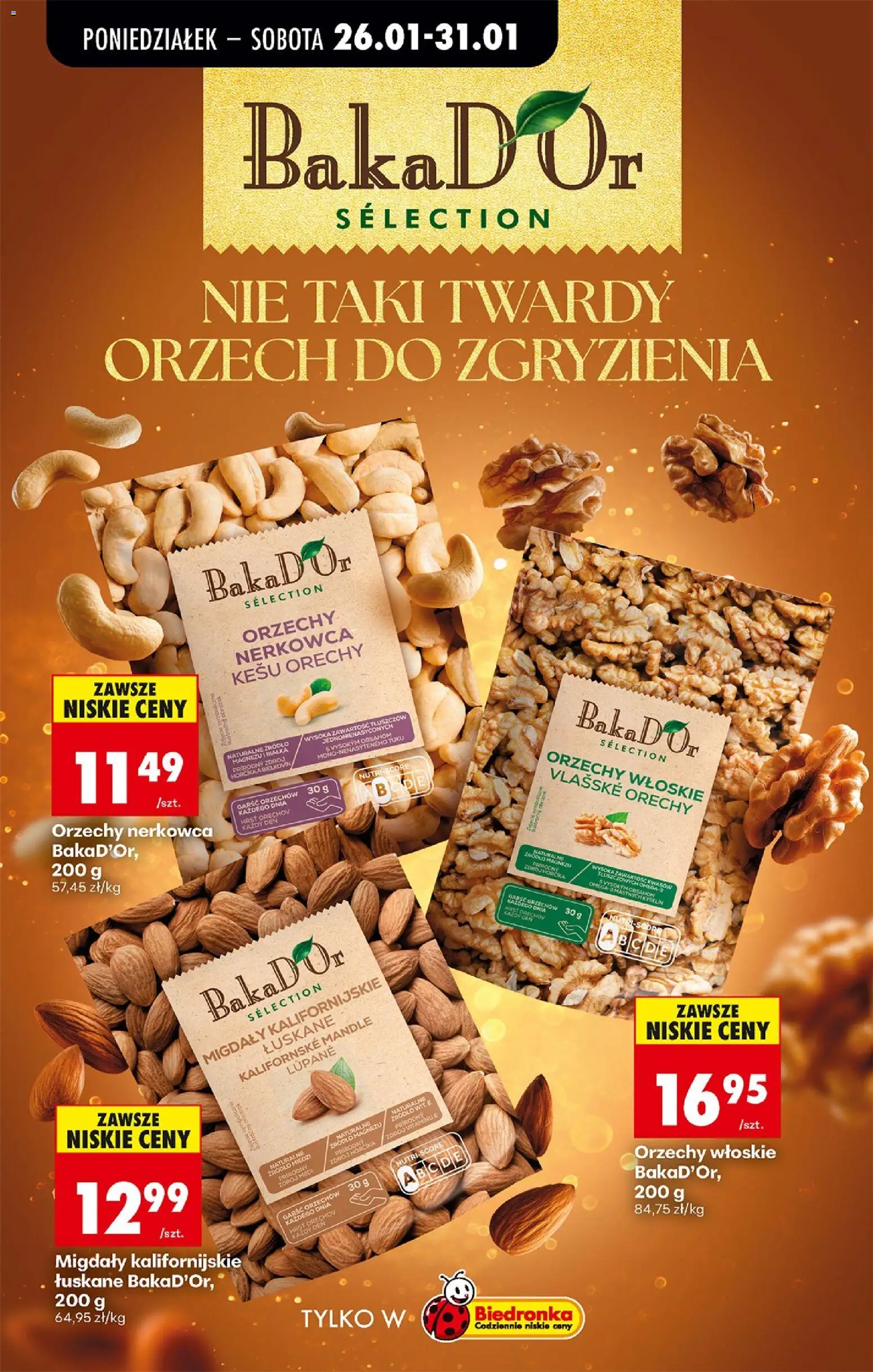 Biedronka gazetka od 26.01.2026 | Strona: 65 | Produkty: Orzechy włoskie, Orzechy