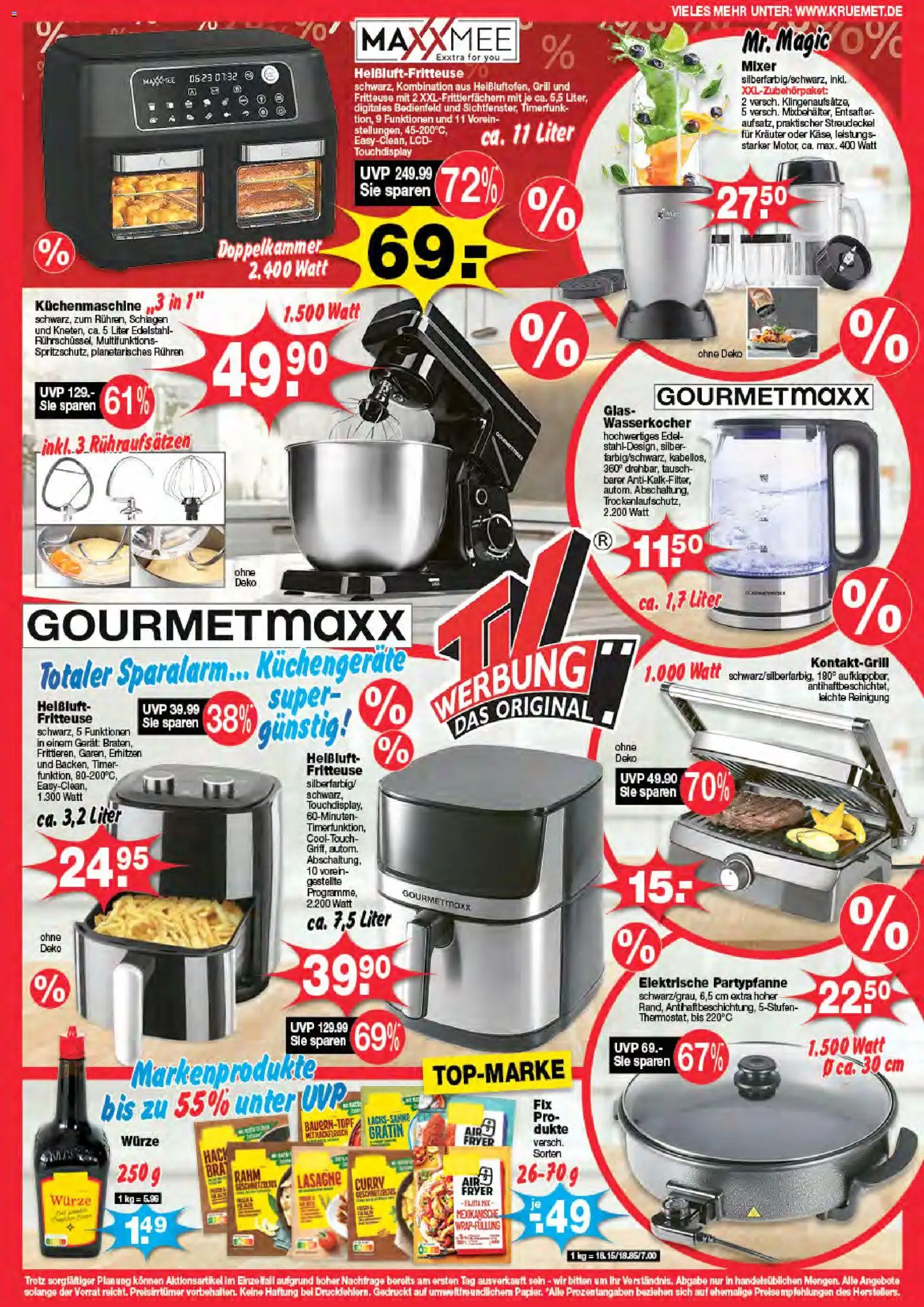 KRÜMET Prospekt 	 – gültig ab 02.03.2026 | Seite: 5 | Produkte: Grill, Wasserkocher, Mixer, Hackfleisch