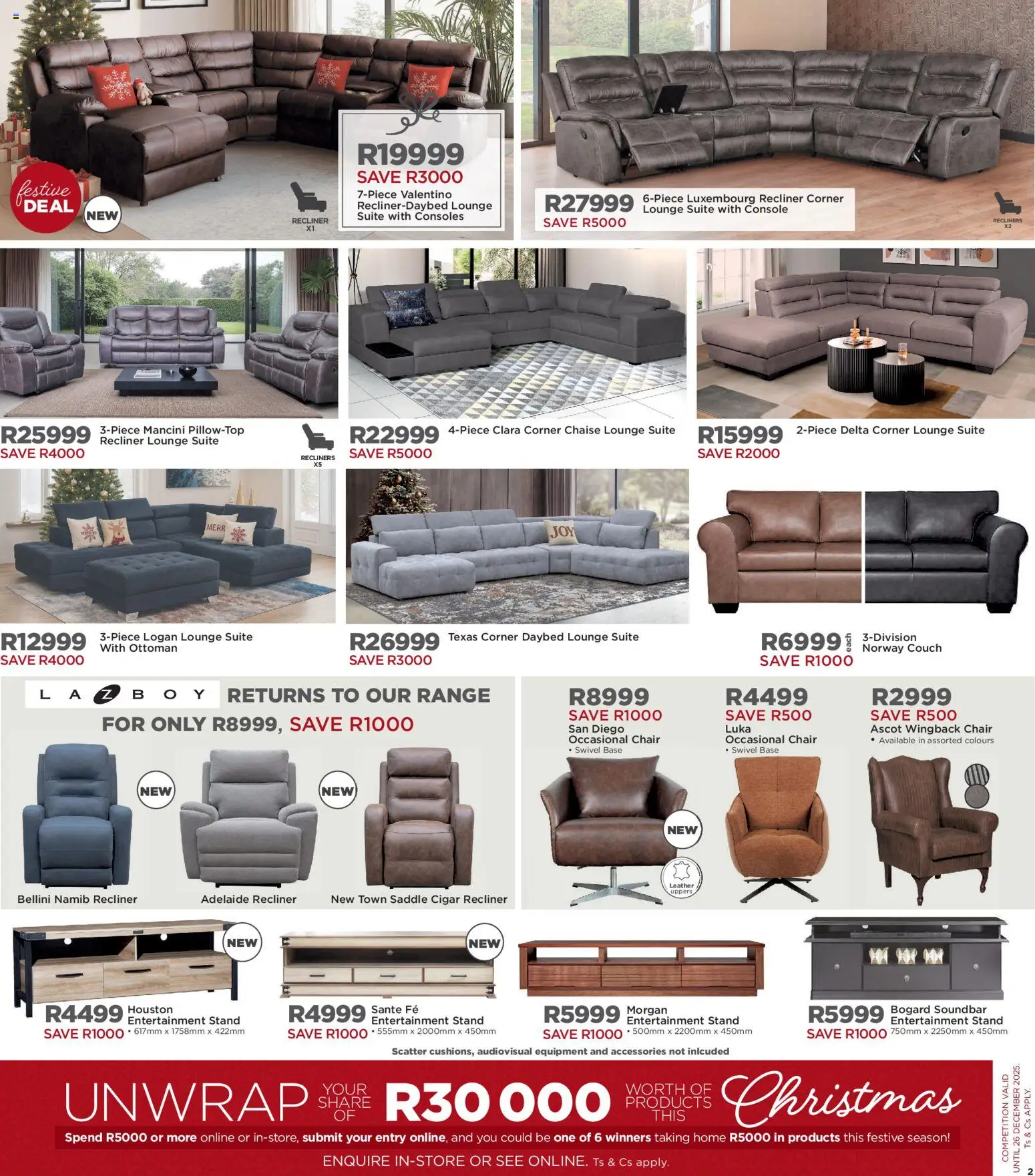 New House and Home catalogue – valid from 24.11.2025 | Page: 2 | Products: Chair, Lounge suite, Ottoman, Chaise