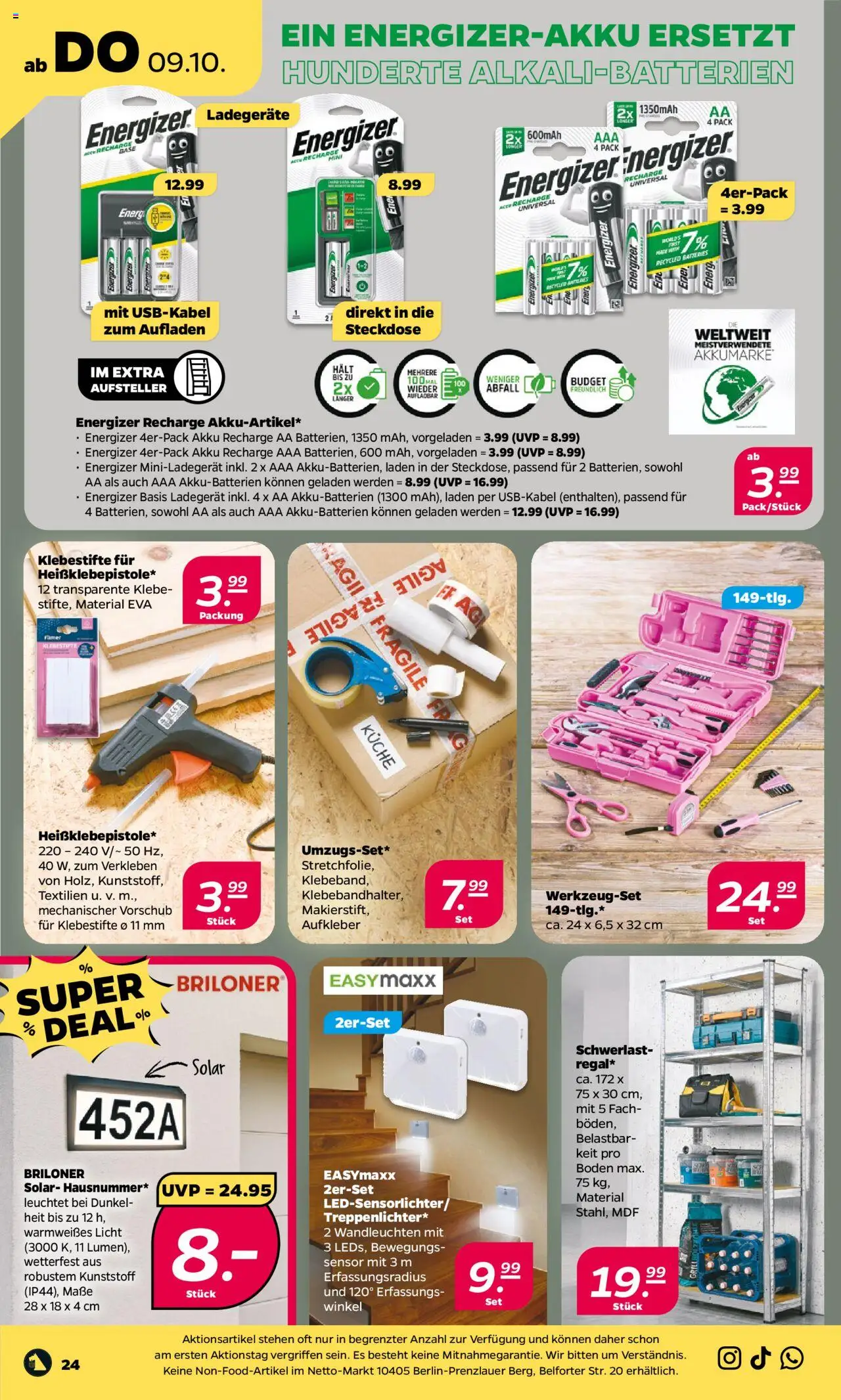 Netto Prospekt 	 – gültig ab 06.10.2025 | Seite: 24 | Produkte: Steckdose, Küche, Ladegerät