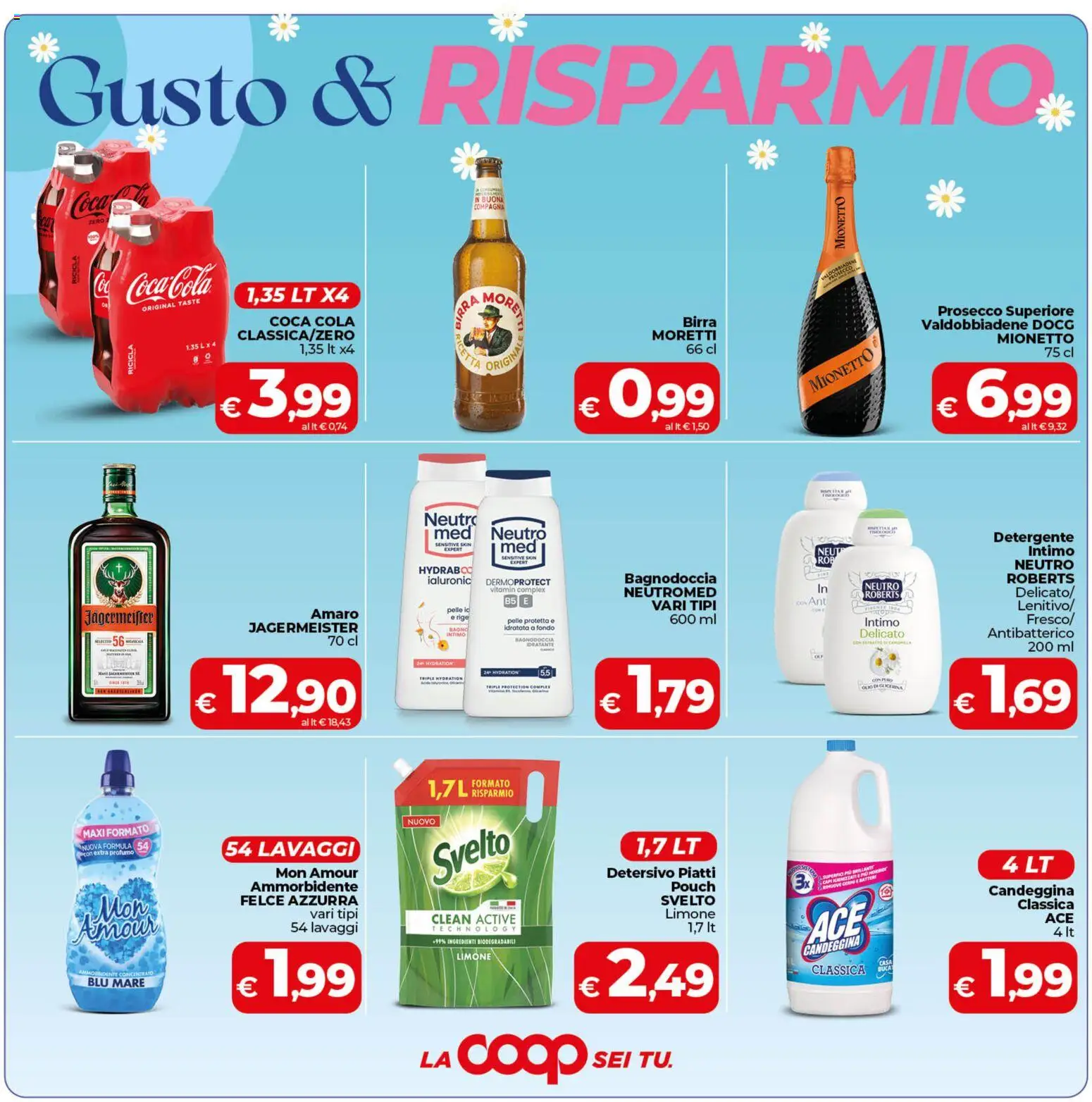 Volantino COOP del 17.04.2026 | Pagina: 3 | Prodotti: Birra, Intimo, Bagno, Amaro