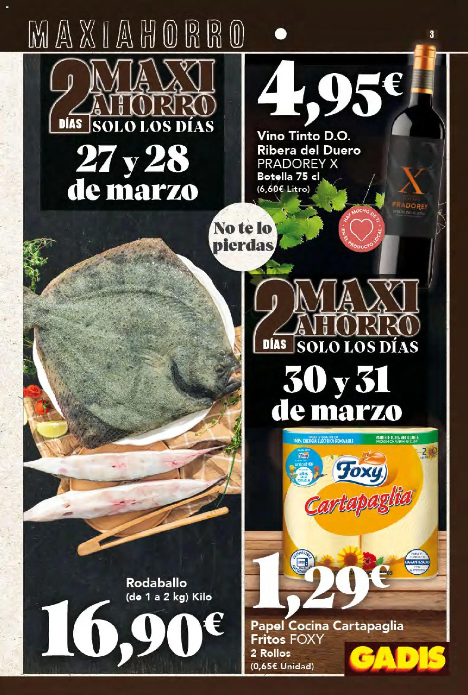 Gadis folleto │ válido desde el 26.03.2026 | Página: 3 | Productos: Vino, Té, Cocina