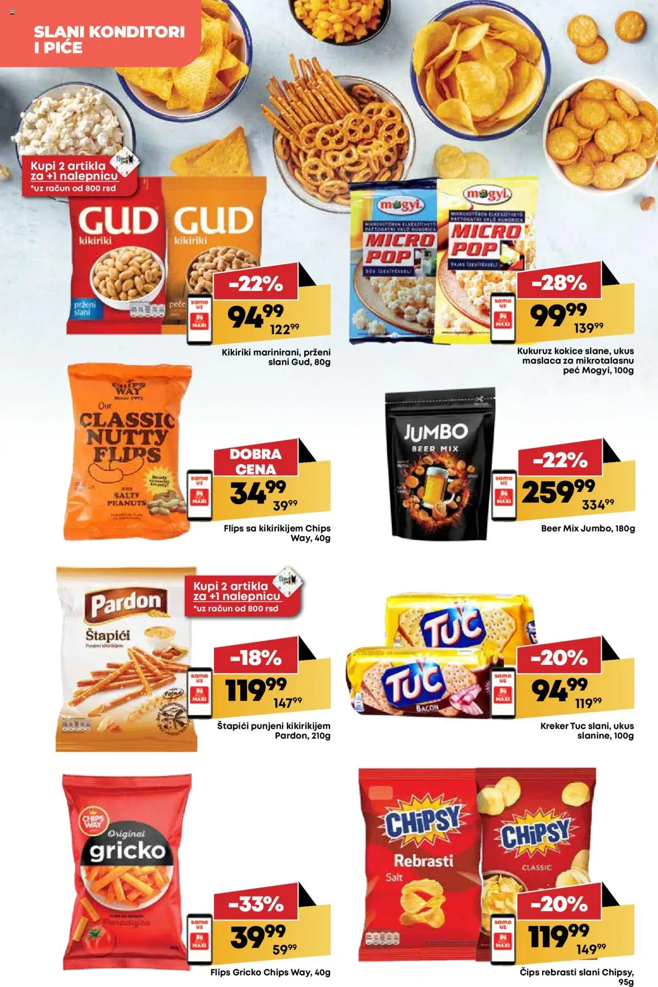 Maxi katalog - važi od 03.07.2025 | Strana: 25 | Proizvode: Čips, Tuc, Kukuruz, Kikiriki