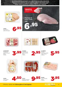 Alimerka folleto Castilla y León │ válido desde el 28.07.2025 | Página: 5 | Productos: Cerdo, Costilla de cerdo, Croquetas, Bandeja
