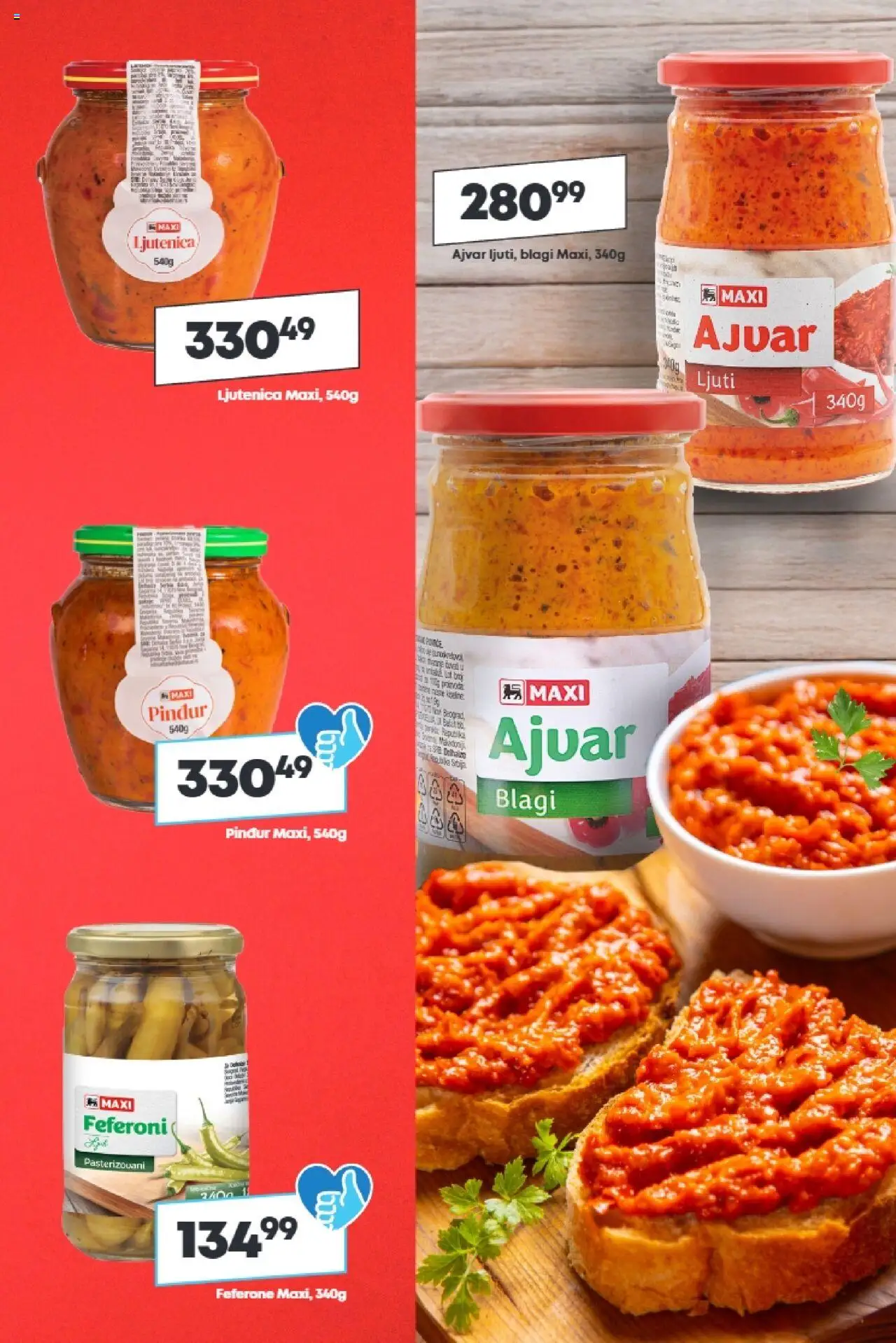 Mega Maxi katalog - važi od 18.09.2025 | Strana: 3 | Proizvode: Ajvar, Ljutenica, Feferoni