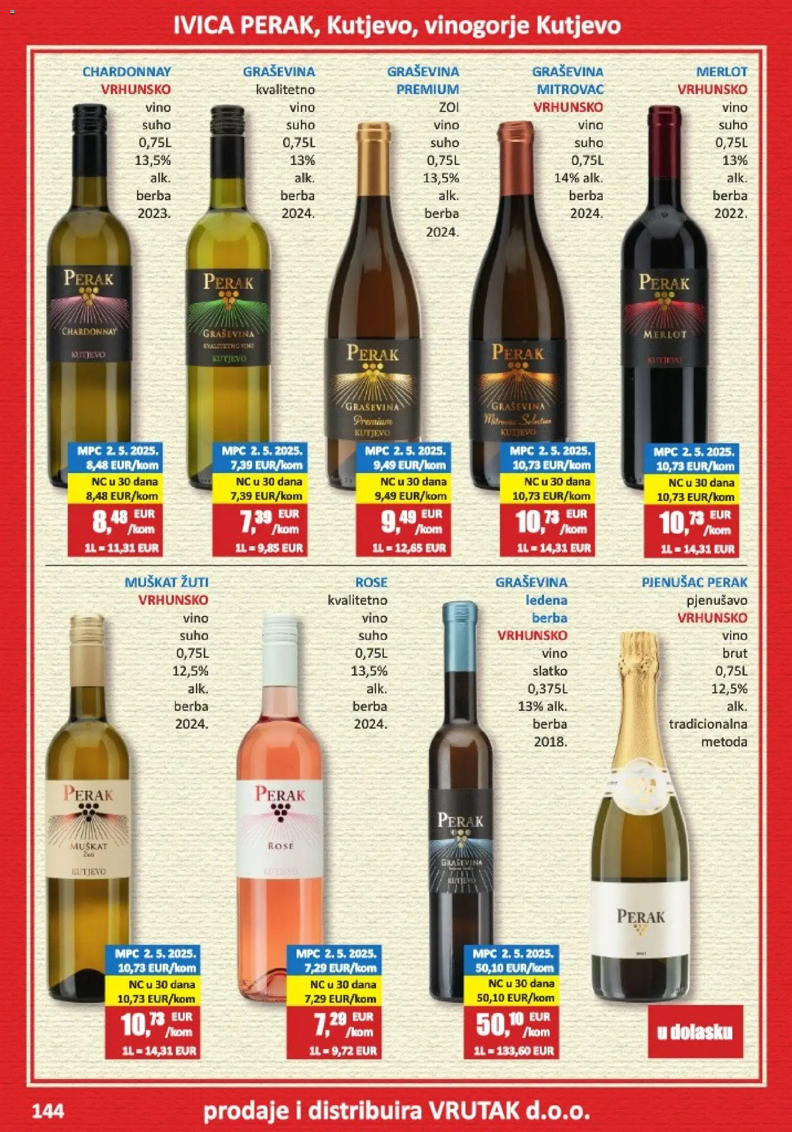 Vrutak katalog | vrijedi od 01.11.2025 | Stranica: 144 | Proizvodi: Vino