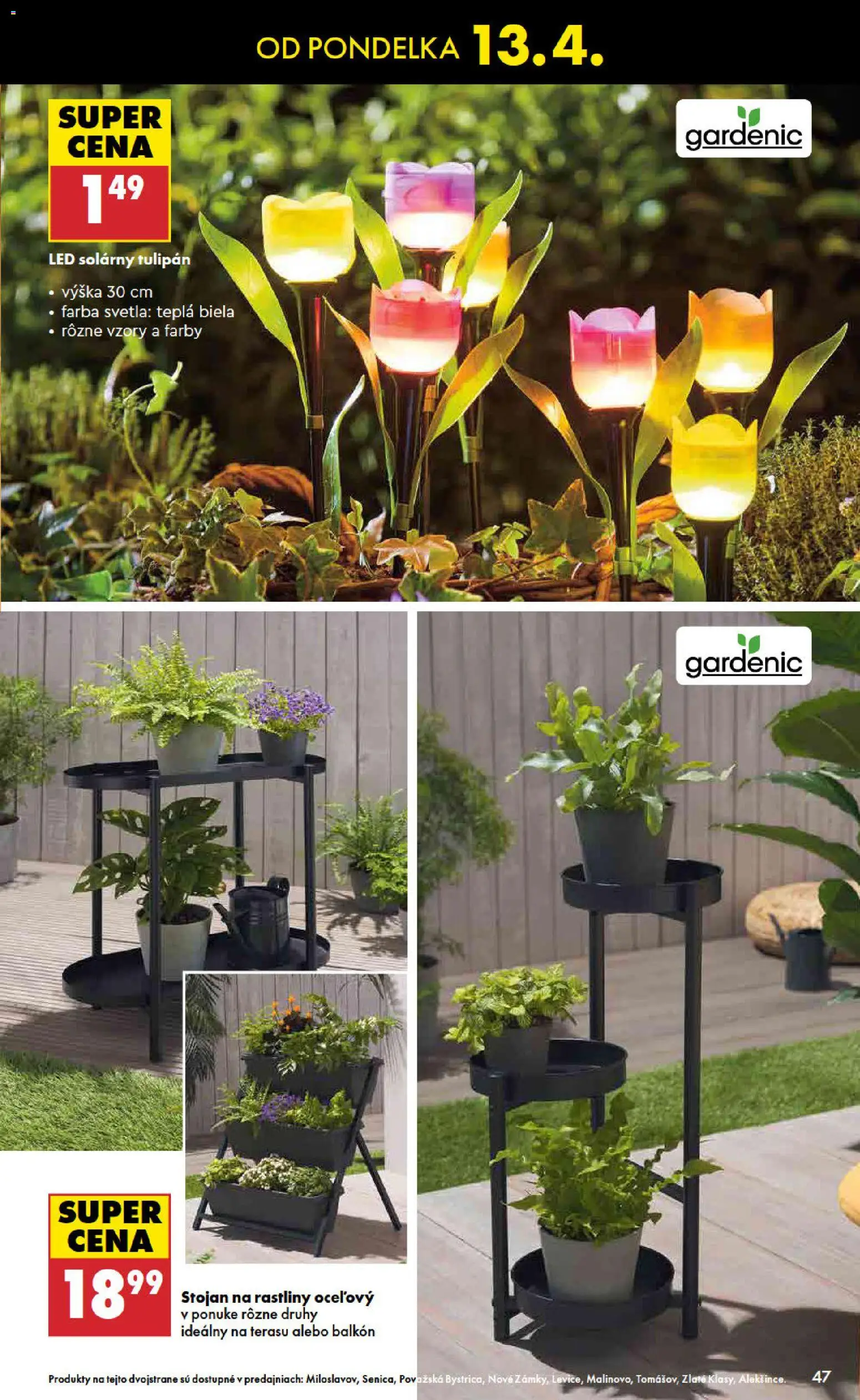 Nové Biedronka akcie – leták je platný od 09.04.2026 | Strana: 47 | Produkty: Led, Svetlá