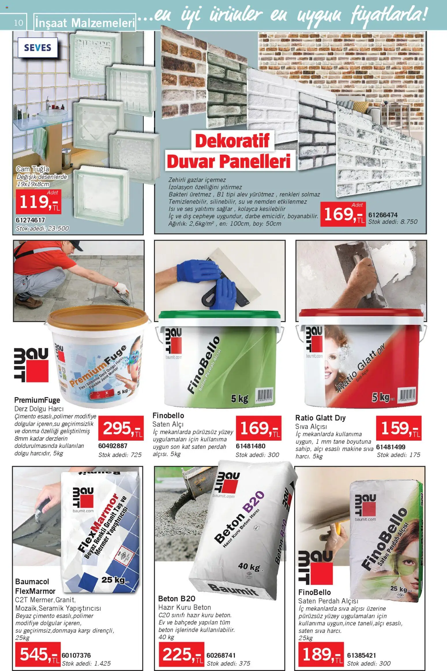 Bauhaus Katalog - 01.11.2025 tarihinden itibaren geçerlidir | Sayfa: 10 | Ürünler: Su, Ses, Ağırlık