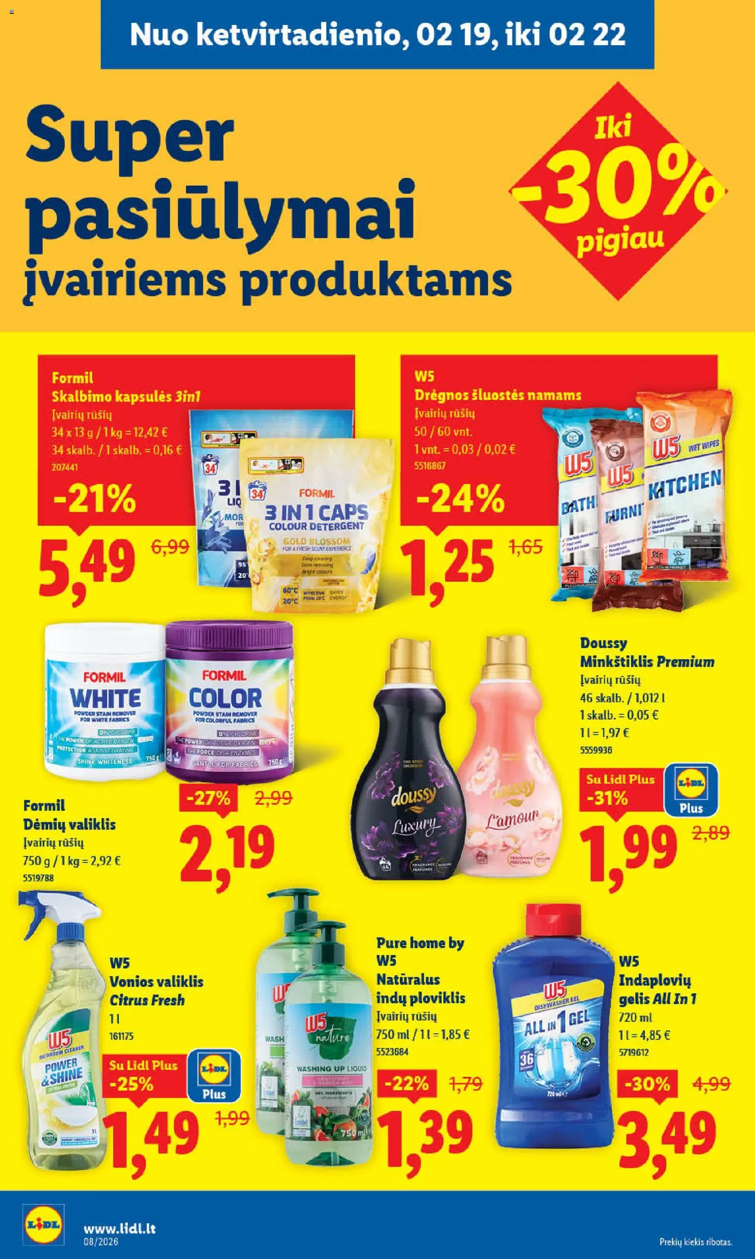LIDL akcijos nuo 16.02.2026 | Puslapis: 28 | Prekių: Ploviklis