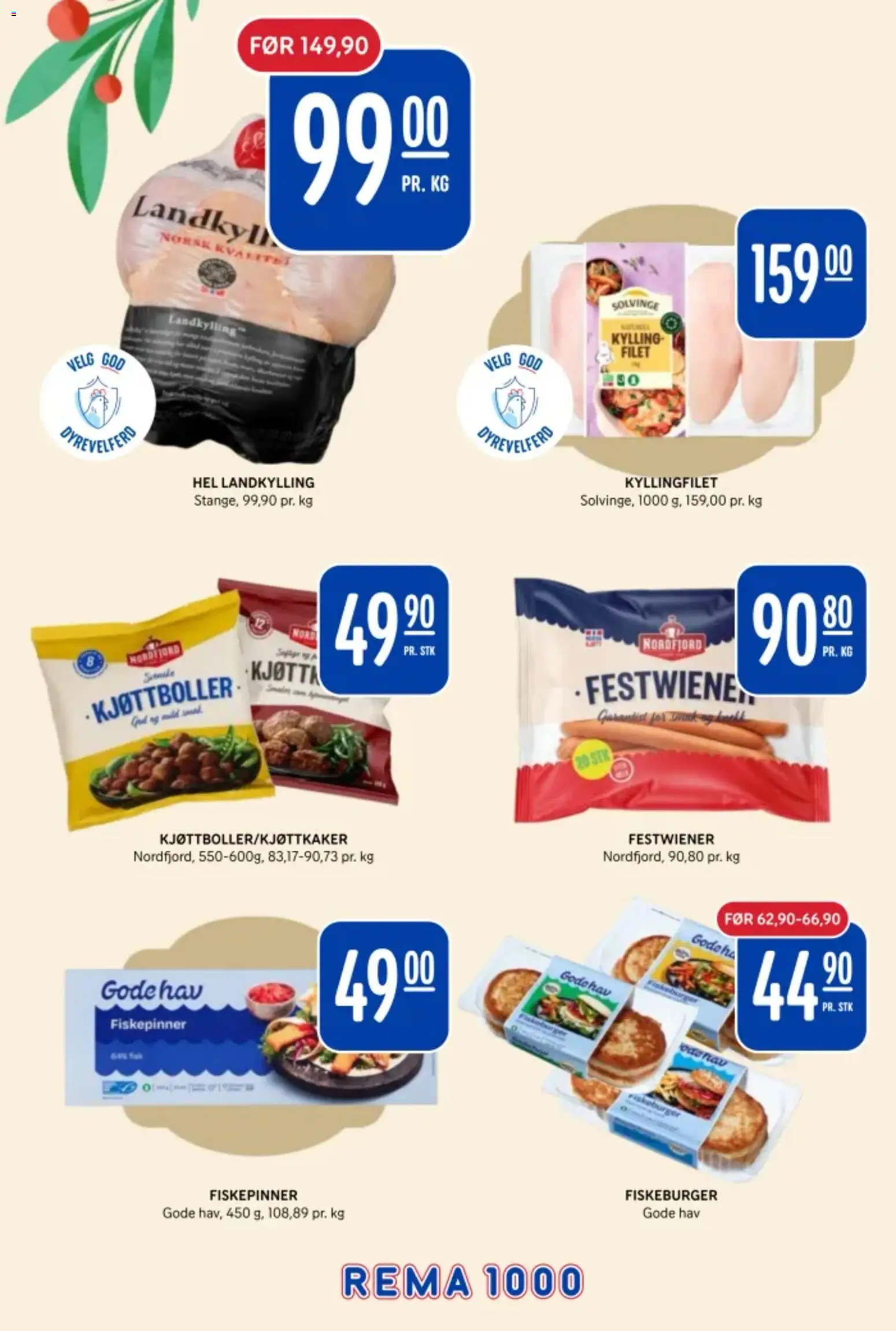 {H1} | Side: 12 | Produkter: Kylling, Pizzadej, Профіль для гіпсокартону