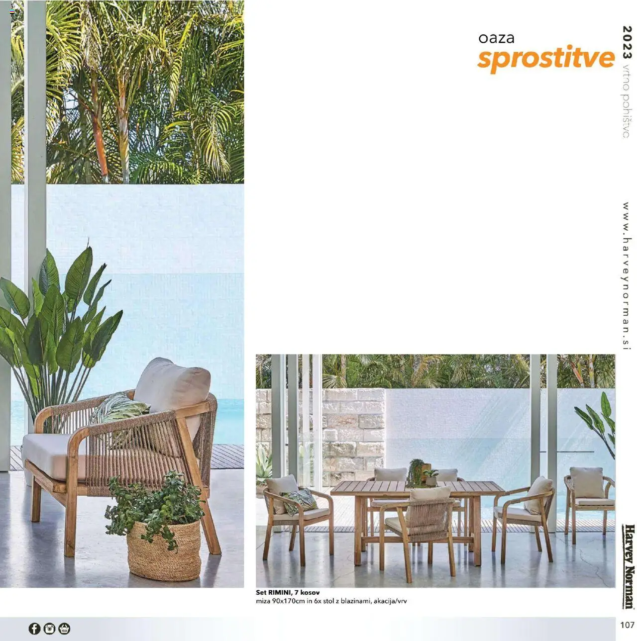 Harvey Norman - Katalog - Vrtno pohištvo │ velja od 01.03.2023 | Stran: 107
