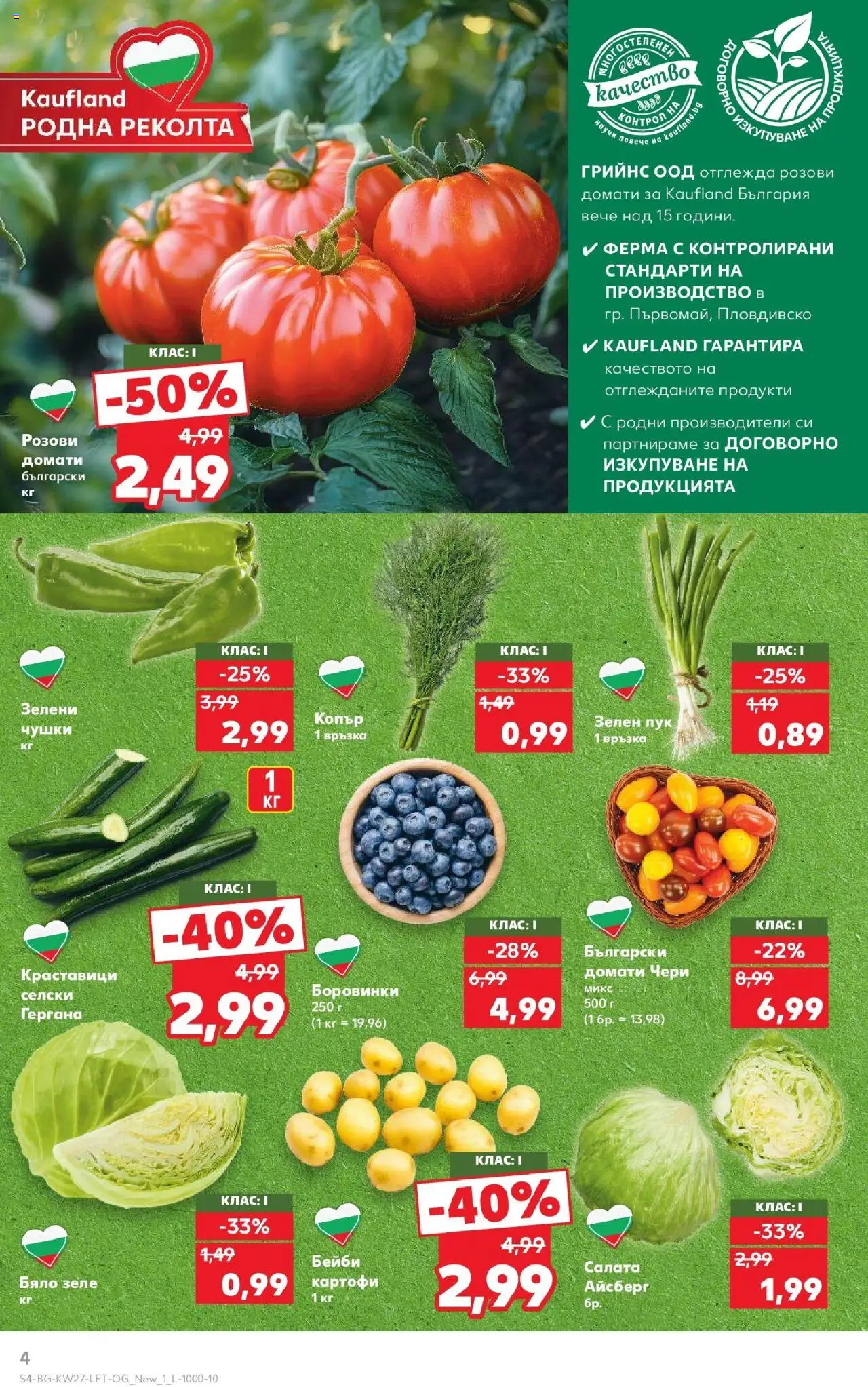  | Страница: 4 | Продукти: Краставици, Картофи, Лук, Домати
