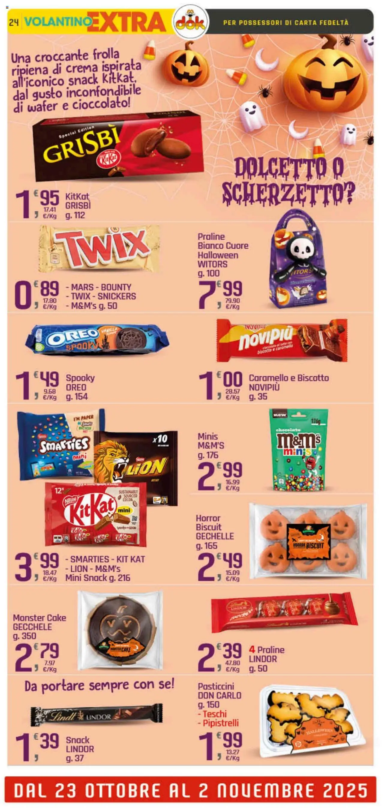 Volantino DOK del 23.10.2025 | Pagina: 24 | Prodotti: Crema, Cioccolato