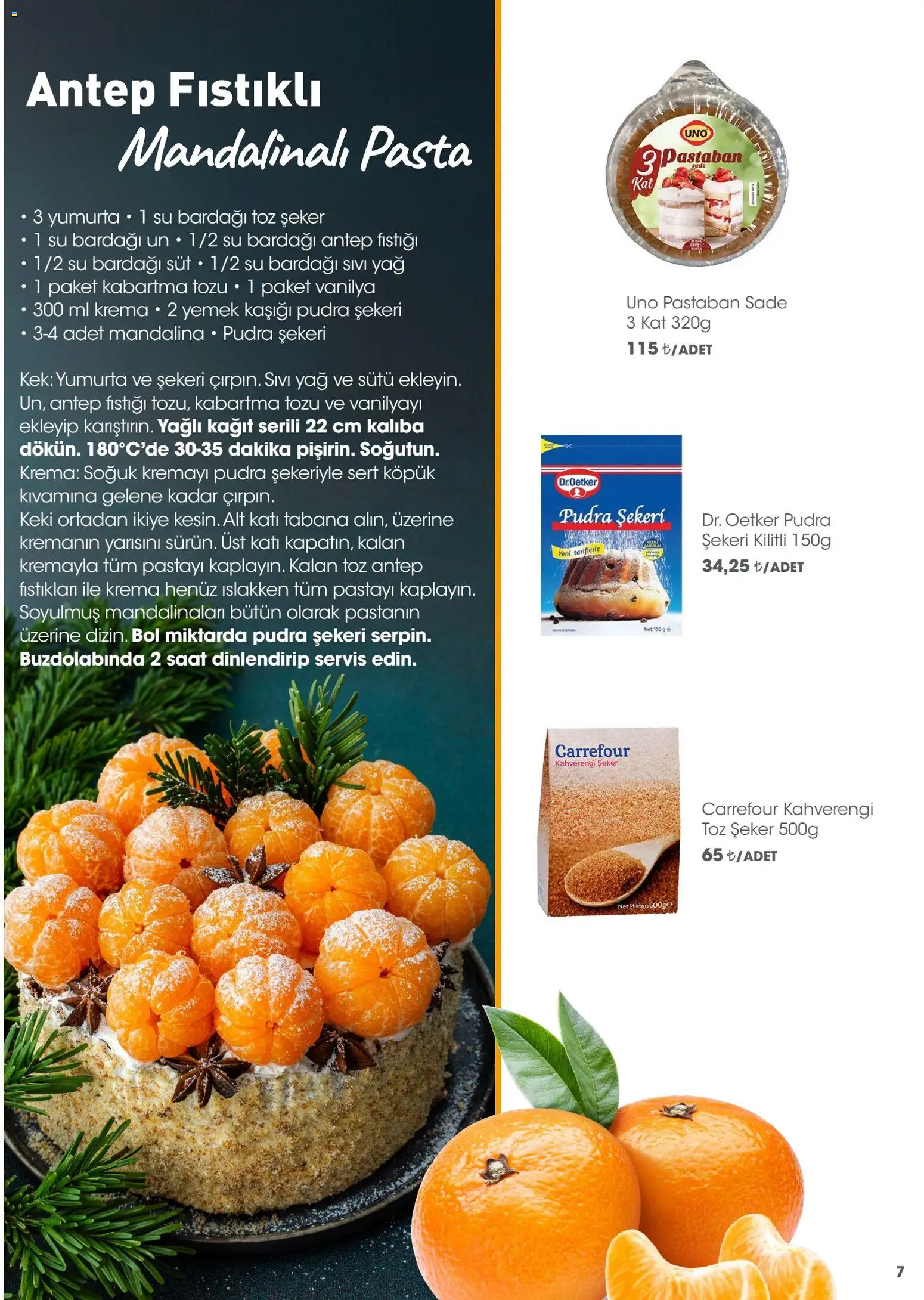 CarrefourSA Gurme  - 01.12.2025 tarihinden itibaren geçerlidir | Sayfa: 7 | Ürünler: Yumurta, Mandalina, Krema, Su