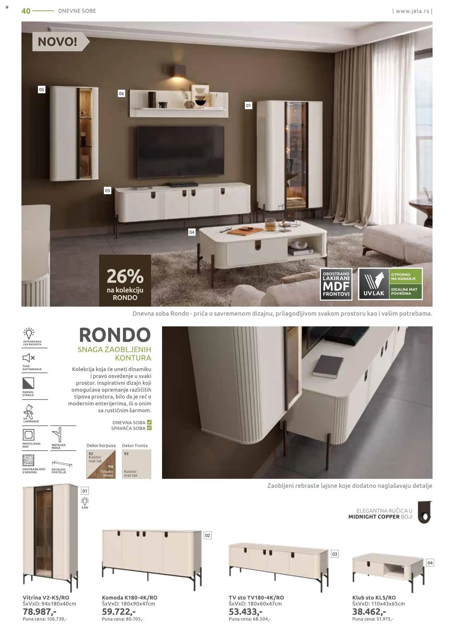Jela katalog - važi od 06.04.2026 | Strana: 40 | Proizvode: Komoda, Sto