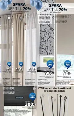 JYSK erbjudanden - Förhandsvisning av reklamblad från butik JYSK aktuell från 30.03.2026 | Sida: 18 | Produkter: Gardin, Rullgardin
