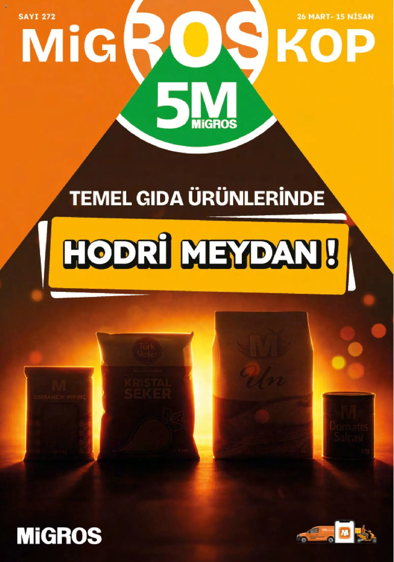 Migros Katalog - 5M Migroskop Dijital - 26.03.2026 tarihinden itibaren geçerlidir | Sayfa: 1 | Ürünler: Domates, Pirinç, Şeker