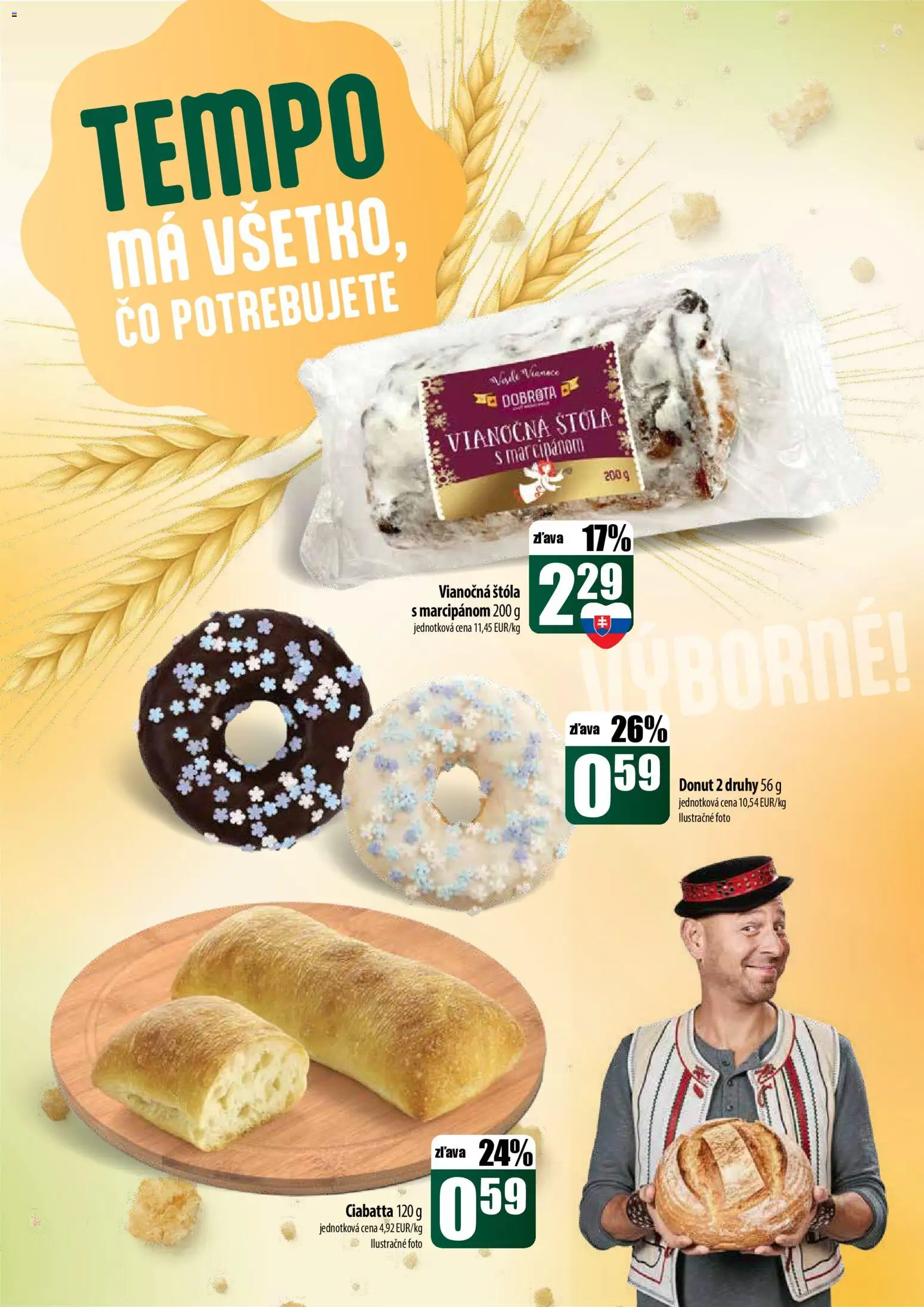 Nové COOP Jednota akcie – leták je platný od 18.12.2025 | Strana: 29 | Produkty: Donut