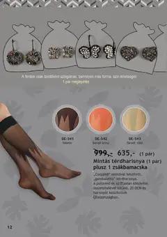Katalógus Betly - Dejó - amely érvényes a következő dátumtól: 01.12.2025 | Oldal: 12 | Termékek: Térdharisnya