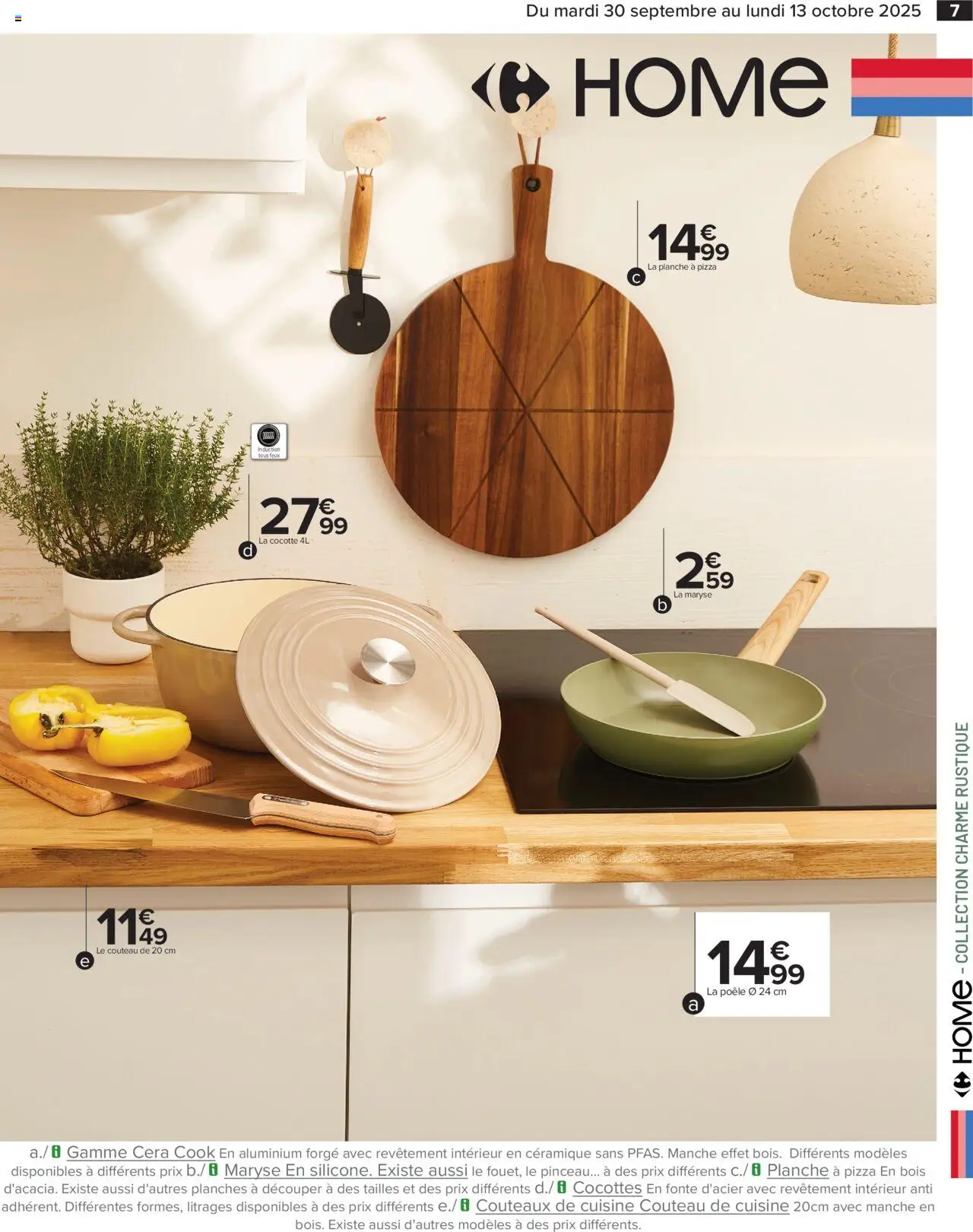  | Page: 7 | Produits: Couteau, Poêle, Pinceau, Pizza