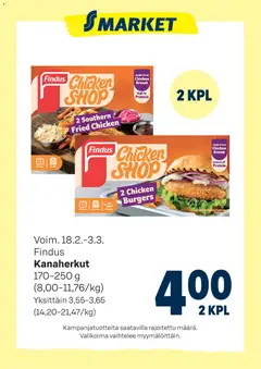 S-market-mainoslehti voimassa 18.02.2026 alkaen