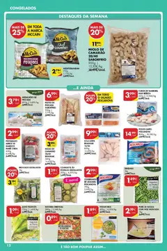 Pré-visualização CUBOS DE TAMBORIL MAR IBÉRICA, Monkfish cubes, 250g válido de 16.04.2026 | Página: 12 | Produtos: Alho francês, Camarão, Tamboril, Arroz