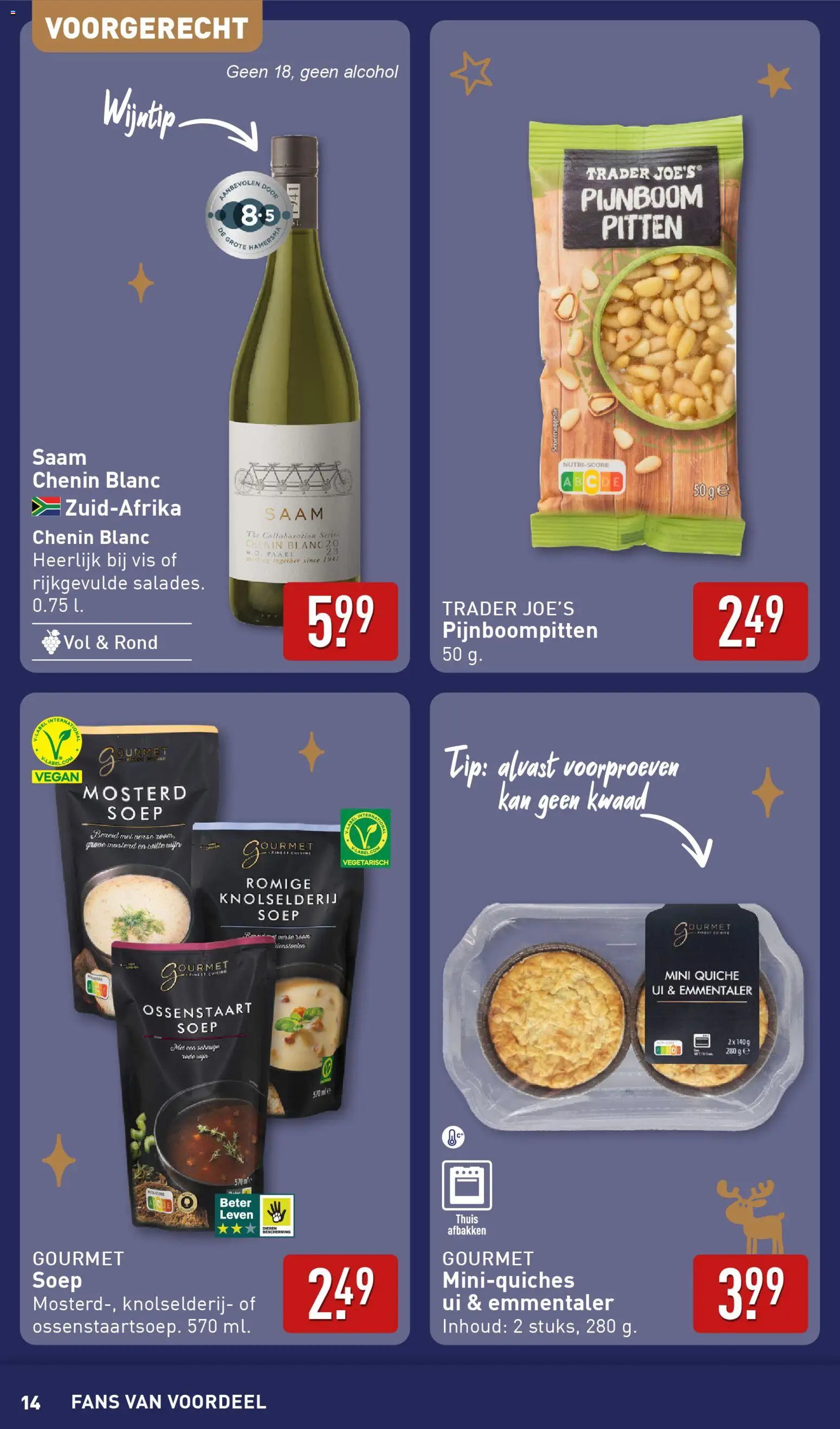 {H1} | Pagina: 14 | Producten: Ui, Kan, Pitten, Alcohol