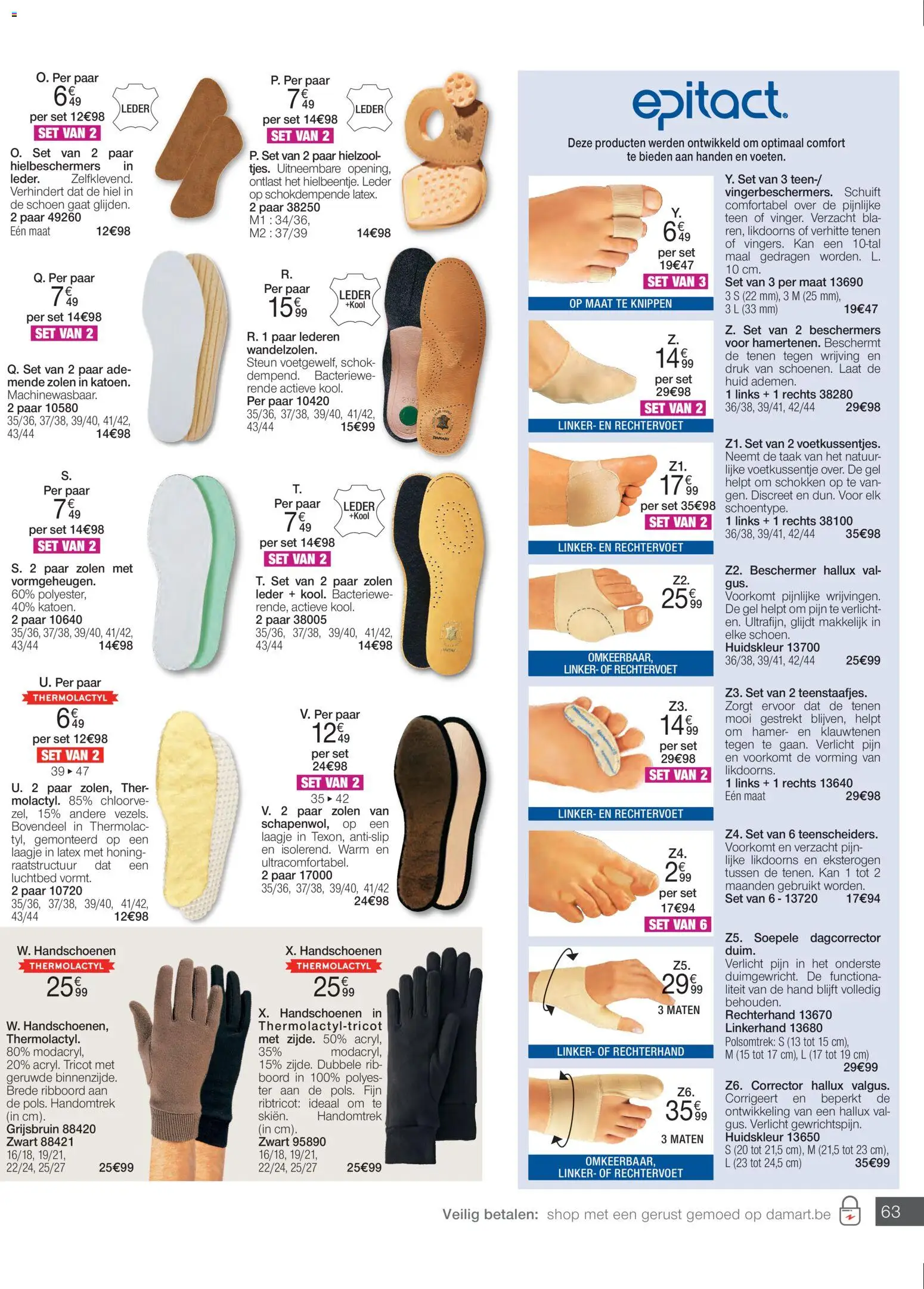 {H1} | Pagina: 63 | Producten: Handschoenen, Gel, Hamer, Kan