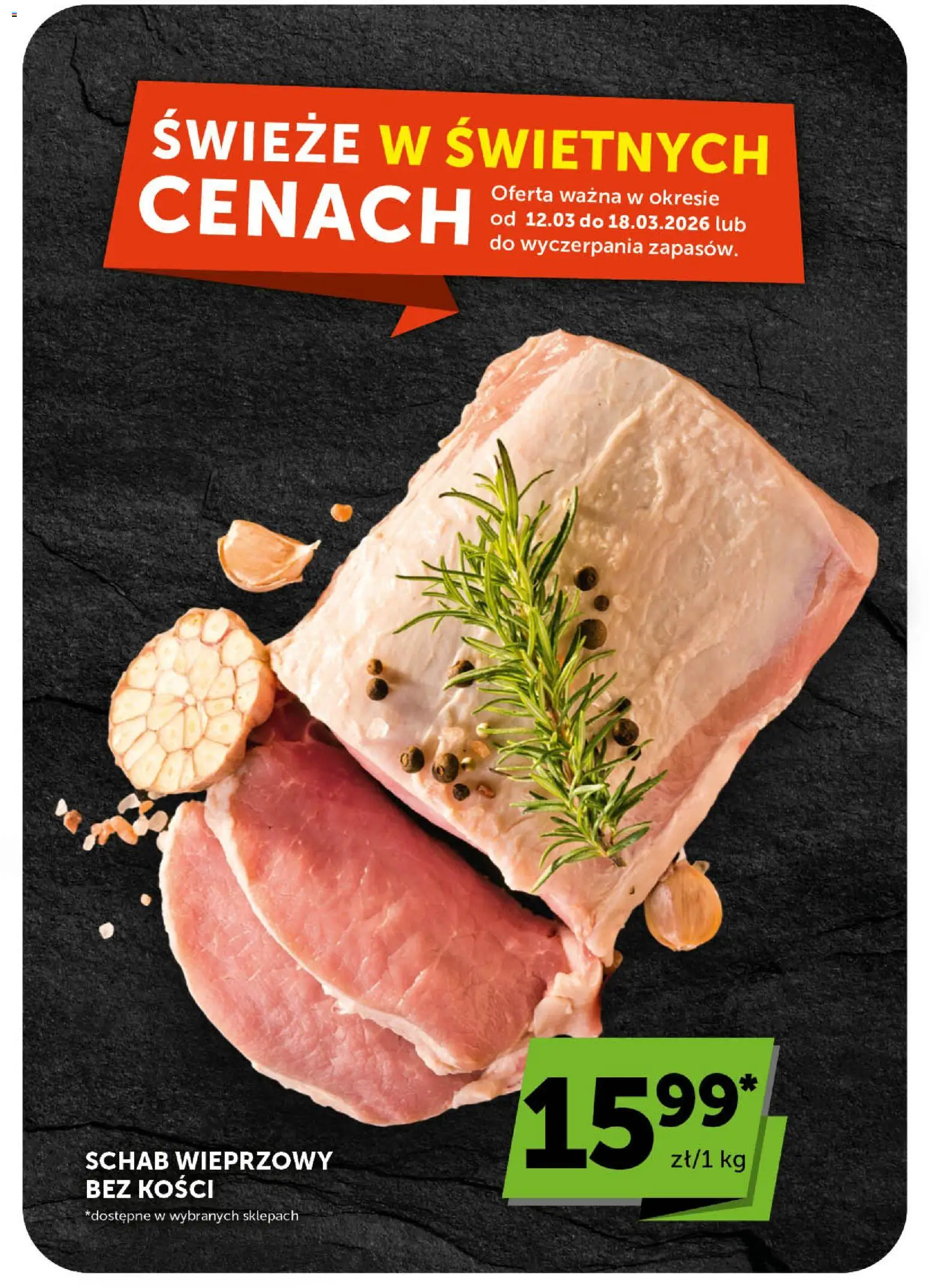 ABC gazetka od 12.03.2026 | Strona: 11 | Produkty: Schab, Schab wieprzowy