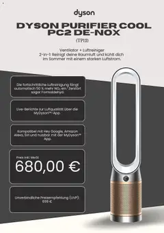 Dyson Prospekt 	 - gültig ab dem 08.08.2025 | Seite: 4 | Produkte: Dyson, Ventilator, Luftreiniger