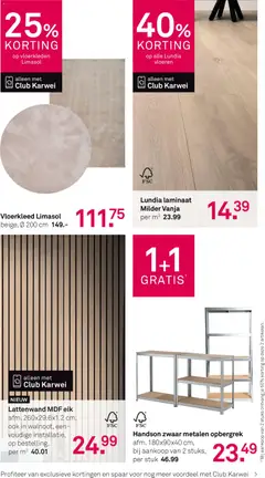 KARWEI - Folder - Voorbeeld van een folder van KARWEI, geldig van 26.01.2026 | Pagina: 21 | Producten: Vloerkleden, Vloeren