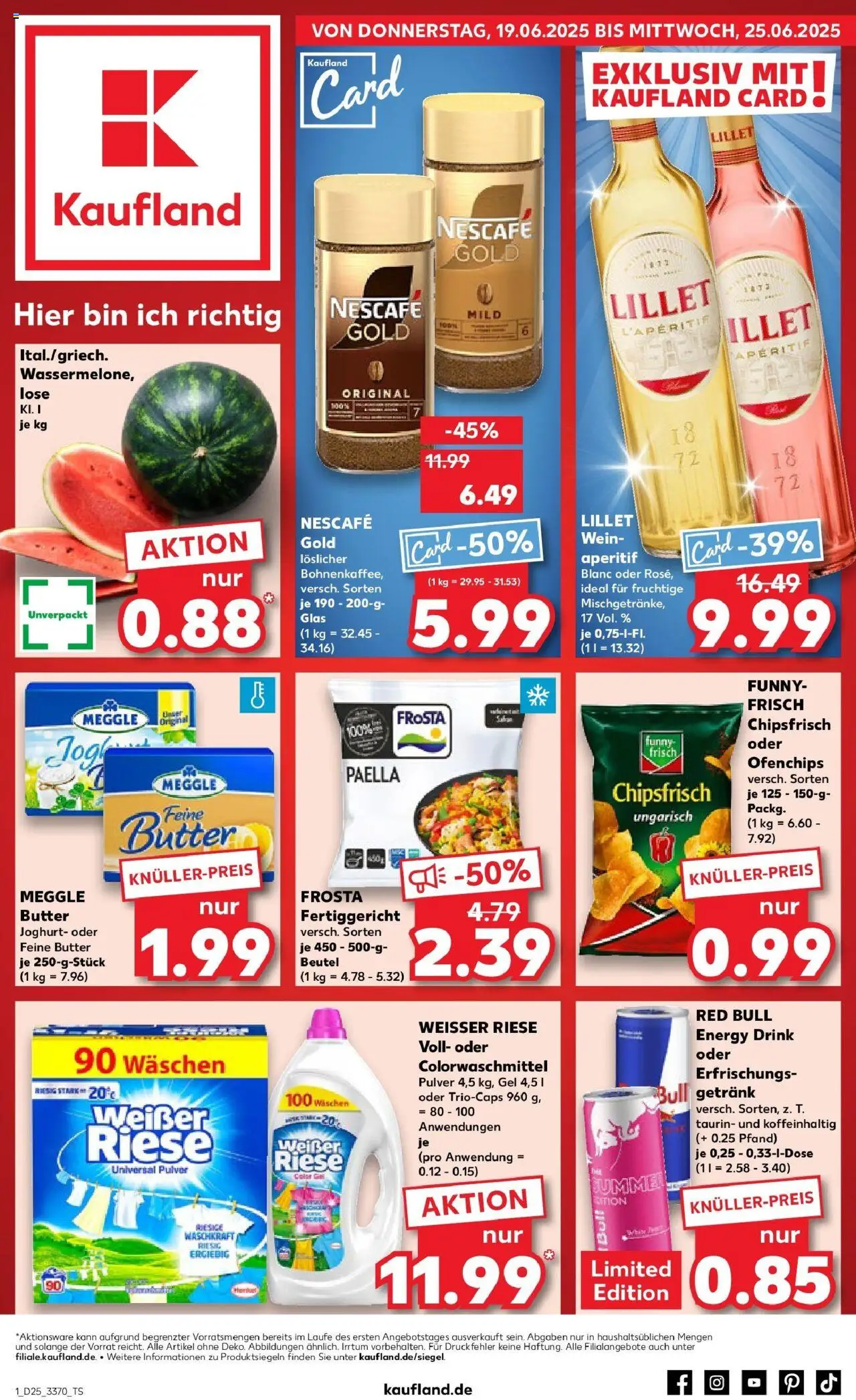 Kaufland prospekt Neustrelitz	 - gültig ab dem 22.06.2025 | Seite: 14 | Produkte: Nescafe, Energy, Frosta, Nescafe gold