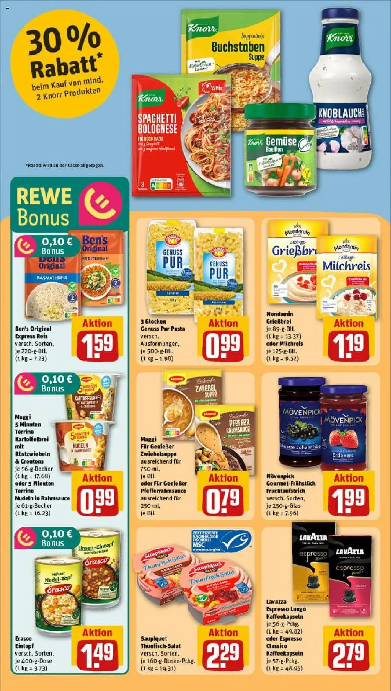 Rewe prospekt Dresden	 – gültig ab 07.09.2025 | Seite: 22 | Produkte: Thunfisch, Dressing, Reis, Nudeln