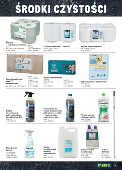 Pogląd oferty "Makro Gazetka - Street Food" - ważna od 28.03.2025 | Strona: 23 | Produkty: Top, Rękawiczki, Mydło, Ręcznik papierowy