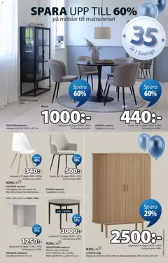 JYSK erbjudanden - Förhandsvisning av reklamblad från butik JYSK aktuell från 30.03.2026 | Sida: 21 | Produkter: Bord, Stol, Skåp