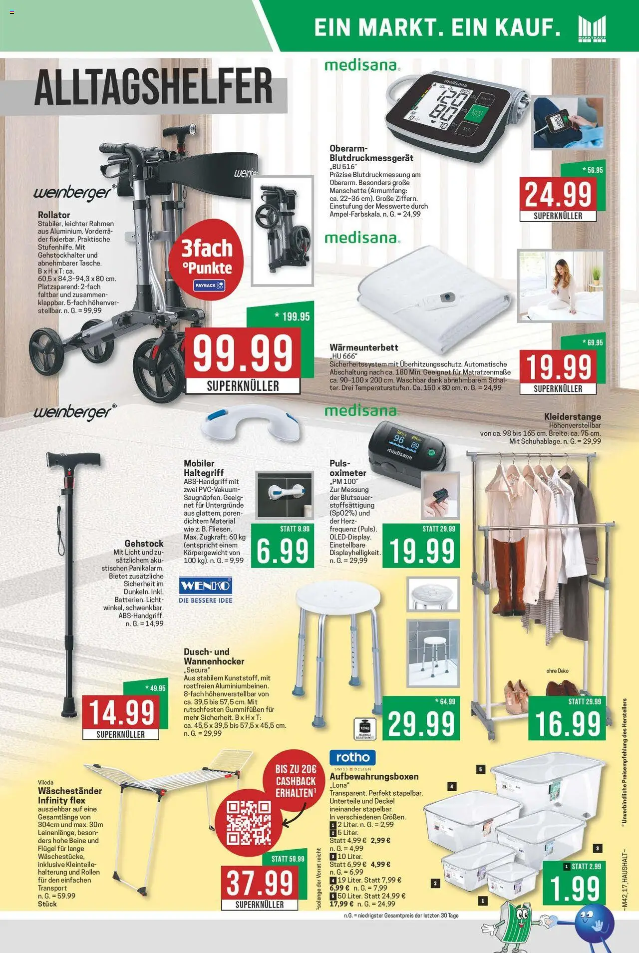 Marktkauf Prospekt 	 – gültig ab 13.10.2025 | Seite: 17 | Produkte: Schal, Waschestander